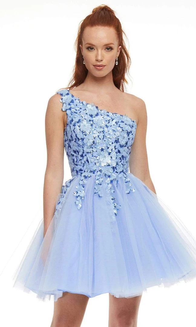 Ashley Lauren - 4453 Sequin Appliques A-Line Cocktail Dress 6 Ashley Lauren - 4453 Sequin Appliques A-Line Cocktail Dress