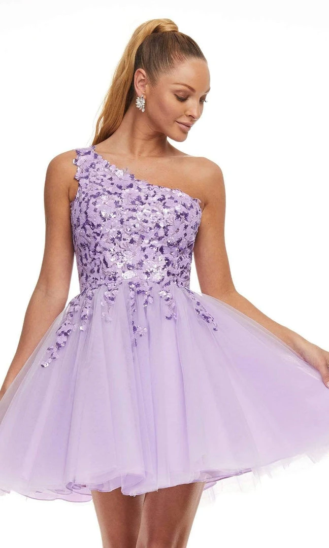 Ashley Lauren - 4453 Sequin Appliques A-Line Cocktail Dress 5 Ashley Lauren - 4453 Sequin Appliques A-Line Cocktail Dress