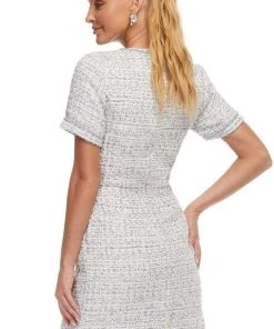 Ashley Lauren - 4472 Fitted Pearls Sheath Dress