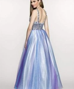 SCALA BG Haute - G3115 Dress In Blue And Purple