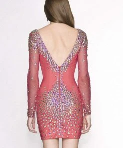 SCALA BG Haute - G3304 Dress In Melon