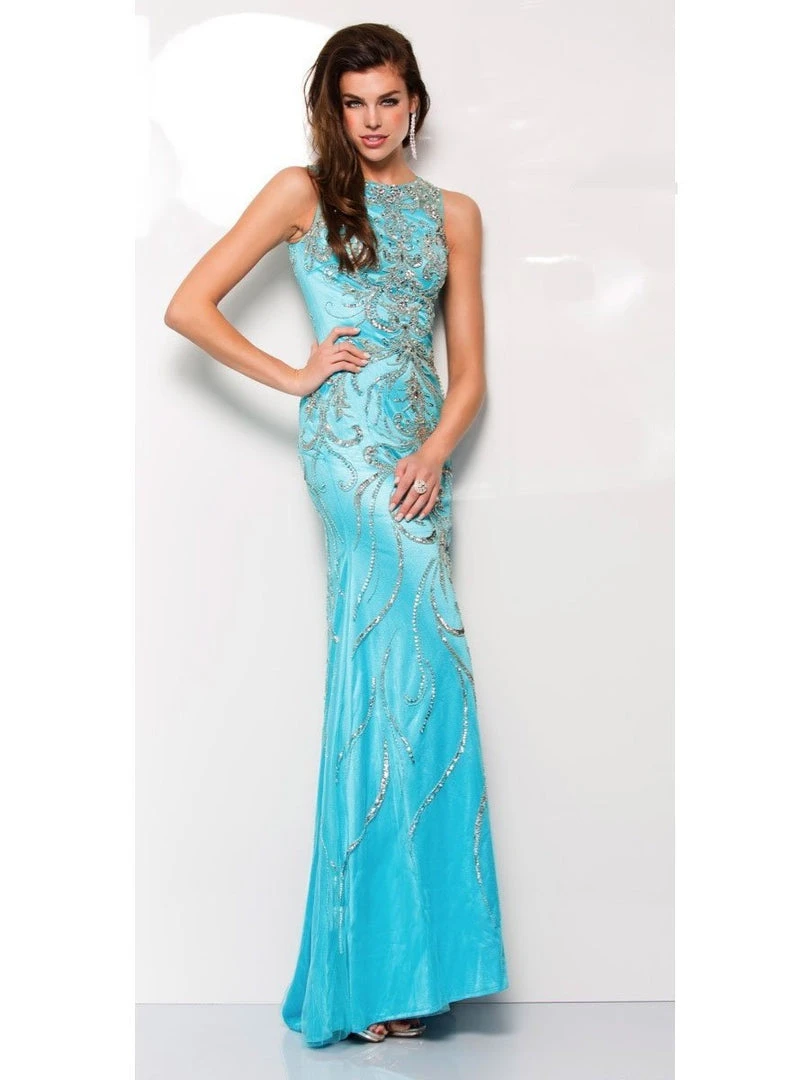 SCALA BG Haute - G3307 Dress In Aqua Silver 3 SCALA BG Haute - G3307 Dress In Aqua Silver