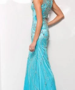 SCALA BG Haute - G3307 Dress In Aqua Silver 5 SCALA BG Haute - G3307 Dress In Aqua Silver