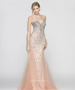 SCALA BG Haute - G3501 Dress In Peach
