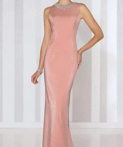 Cameron Blake By Mon Cheri - 116659 Long Evening Gown With Keyhole Back 14 Cameron Blake By Mon Cheri - 116659 Long Evening Gown With Keyhole Back