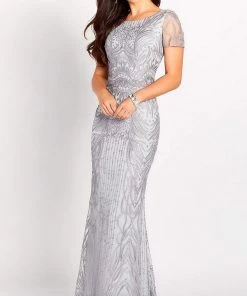 Cameron Blake By Mon Cheri - 119644 Allover Lace Trumpet Dress