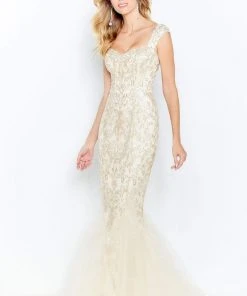 Cameron Blake By Mon Cheri - 120624 Sequined Sweetheart Mermaid Dress