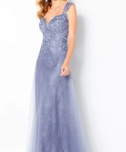 Cameron Blake By Mon Cheri - 220646 Cap Sleeve Sweetheart Gown
