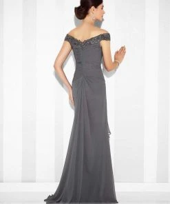 Cameron Blake By Mon Cheri - A-Line Gown 117602 - 1 Pc Teal In Size 8 Available