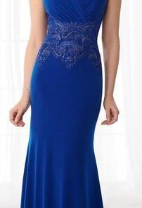 Cameron Blake By Mon Cheri Cameron Blake - Ruched Trumpet Evening Dress 218607
