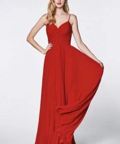 Cinderella Divine - 7471 Sweetheart Ruched Bodice Pleated A-Line Gown 18 Cinderella Divine - 7471 Sweetheart Ruched Bodice Pleated A-Line Gown