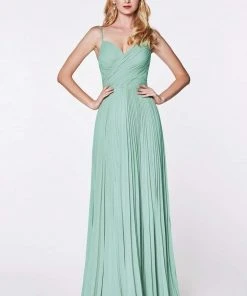 Cinderella Divine - 7471 Sweetheart Ruched Bodice Pleated A-Line Gown 19 Cinderella Divine - 7471 Sweetheart Ruched Bodice Pleated A-Line Gown