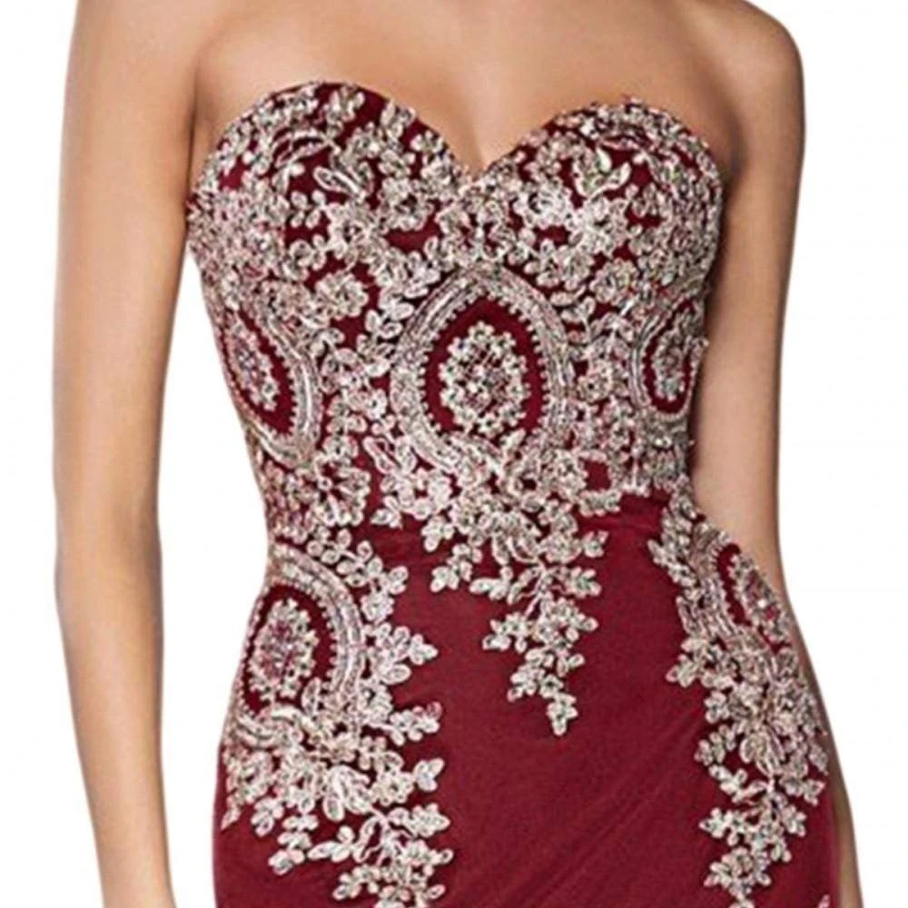 Cinderella Divine Lace Appliqued Mermaid Gown 6 Cinderella Divine Lace Appliqued Mermaid Gown