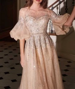 Cinderella Divine B703 - Bateau Neck Bridal Gown