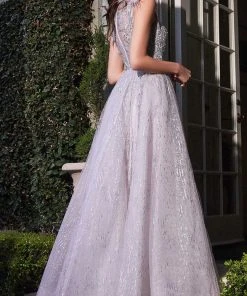 Cinderella Divine B704 - Jewel Neck Evening Dress
