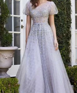 Cinderella Divine B708 - Bateau Neck Ball Gown