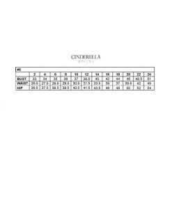 Cinderella Divine B719 - Bateau A-line Formal Gown