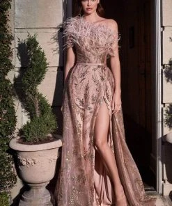 Cinderella Divine CB083 - Asymmetric Neck Prom Dress