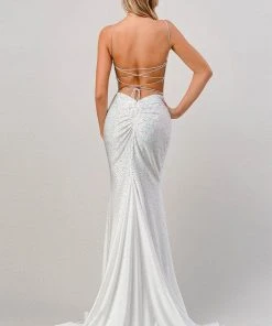 Cinderella Divine CD0179 - Fully Beaded Long Gown