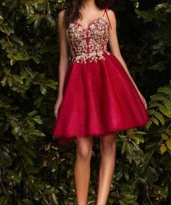 Cinderella Divine CD0188 - Corset Applique Prom Dress