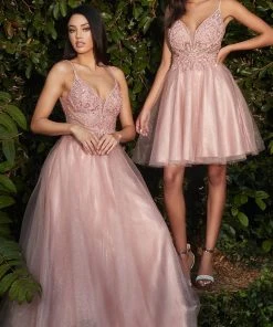 Cinderella Divine CD0190 - Beaded Cocktail Dress