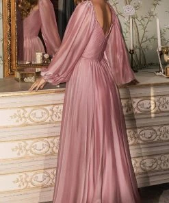 Cinderella Divine CD243 - A-Line Evening Dress