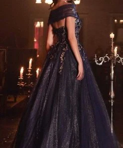 Cinderella Divine - CD955 Strapless Glitter Ballgown