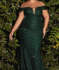 Cinderella Divine CD975C - Off Shoulder Formal Gown