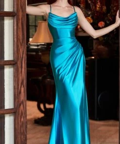Cinderella Divine CH172 - Draped Cowl Prom Dress 16 Cinderella Divine CH172 - Draped Cowl Prom Dress