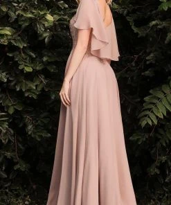 Cinderella Divine HT101 - Illusion Bateau Formal Dress