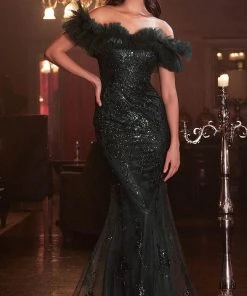 Cinderella Divine J818 - Ruffled Prom Dress 12 Cinderella Divine J818 - Ruffled Prom Dress