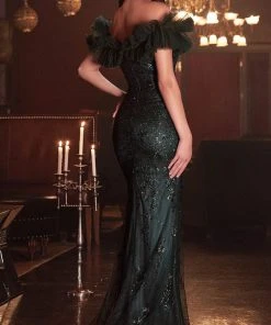 Cinderella Divine J818 - Ruffled Prom Dress 13 Cinderella Divine J818 - Ruffled Prom Dress