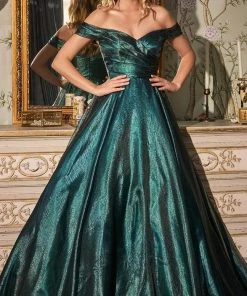 Cinderella Divine J822 - Off Shoulder Ball Gown