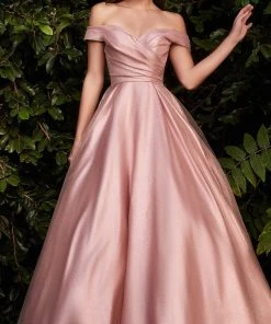 Cinderella Divine J823 - Off Shoulder Evening Dress