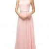 Cinderella Divine - UJ0010 Halter Chiffon A-line Dress 1 Cinderella Divine - UJ0010 Halter Chiffon A-line Dress