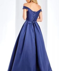 Clarisse - 3442 Off Shoulder Corset Mikado Ballgown