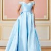 Clarisse - 3442 Off Shoulder Corset Mikado Ballgown 1 Clarisse - 3442 Off Shoulder Corset Mikado Ballgown