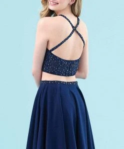 Clarisse - 3958 Beaded Top Two-Piece Dress 5 Clarisse - 3958 Beaded Top Two-Piece Dress