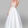 Clarisse - 600157 Beaded Sweetheart Satin A-line Gown