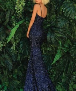 Clarisse - 810108 Sequin V-Neck Mermaid Gown