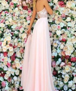 Clarisse - 810147 Sheer Lace A-Line Gown