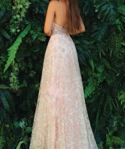 Clarisse - 810156 V-Neck Sequined Ballgown