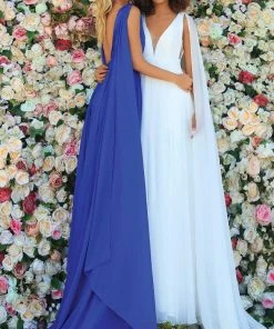 Clarisse - 810287 Draping Cascade Gown