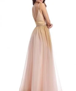 Clarisse - 8121 Sweetheart Bejeweled Waist A-Line Dress