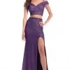 Clarisse - 8148 Two Piece Off-Shoulder Sheath Dress