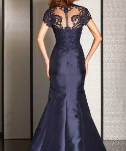 Clarisse - M6256 Lace Queen Anne Mermaid Dress 7 Clarisse - M6256 Lace Queen Anne Mermaid Dress