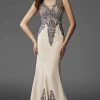 Clarisse - M6419 Intricate Embellished Lace Sheath Gown 1 Clarisse - M6419 Intricate Embellished Lace Sheath Gown