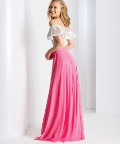 Clarisse Prom - 3531 Two Piece Off The Shoulder Prom Dress