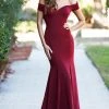 Colors Dress - 1768 Sweetheart/Off-Shoulder Trumpet Dress