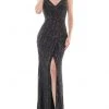 Colors Dress - 2659 Spaghetti Strap Sequin Gown 2 Colors Dress - 2659 Spaghetti Strap Sequin Gown